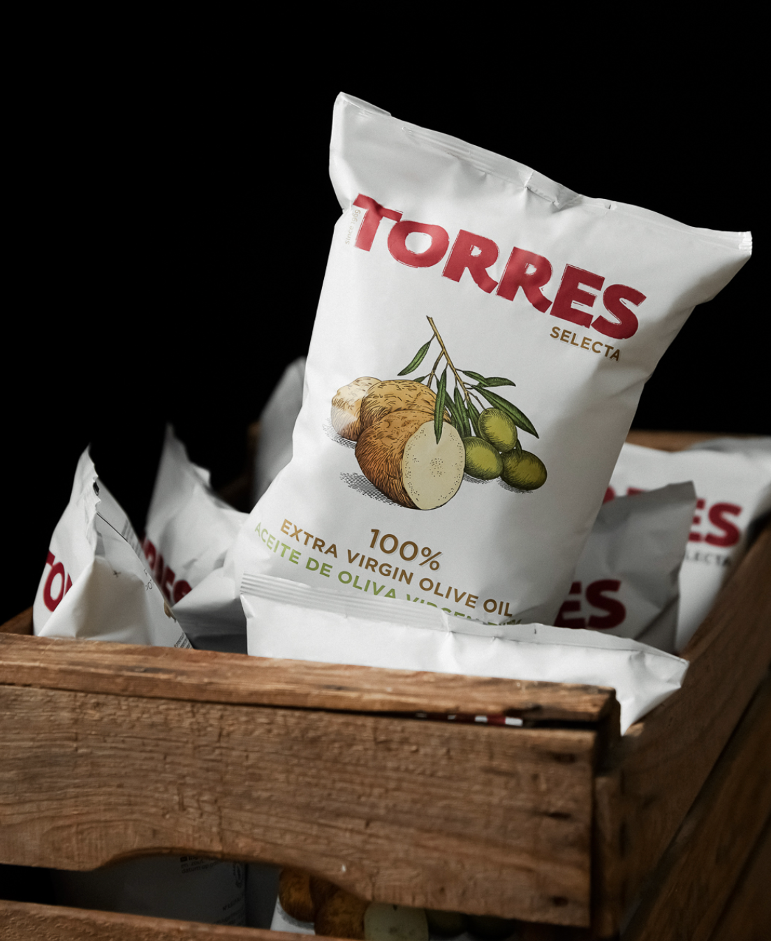 Extra Virgin Olive Oil, Torres Potato Chips 50g | SMALL BAG: SMALL 50