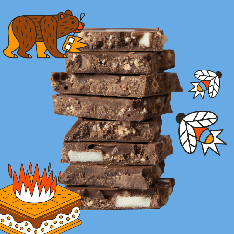 Seattle Chocolate Presents Maeve - Cabin S'mores Truffle Bar