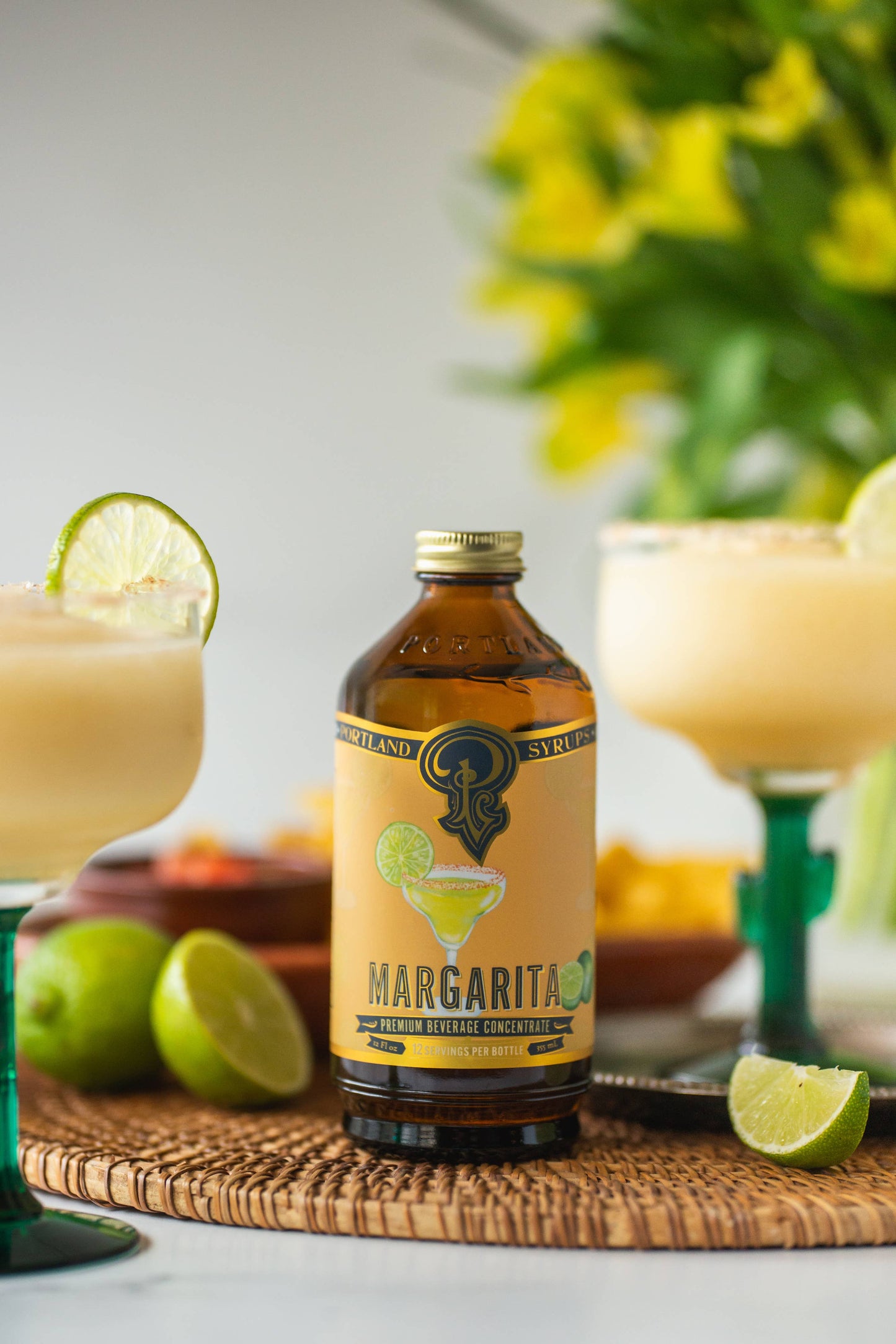 Portland Syrups - Margarita Syrup 12oz - cocktail / mocktail beverage mixer