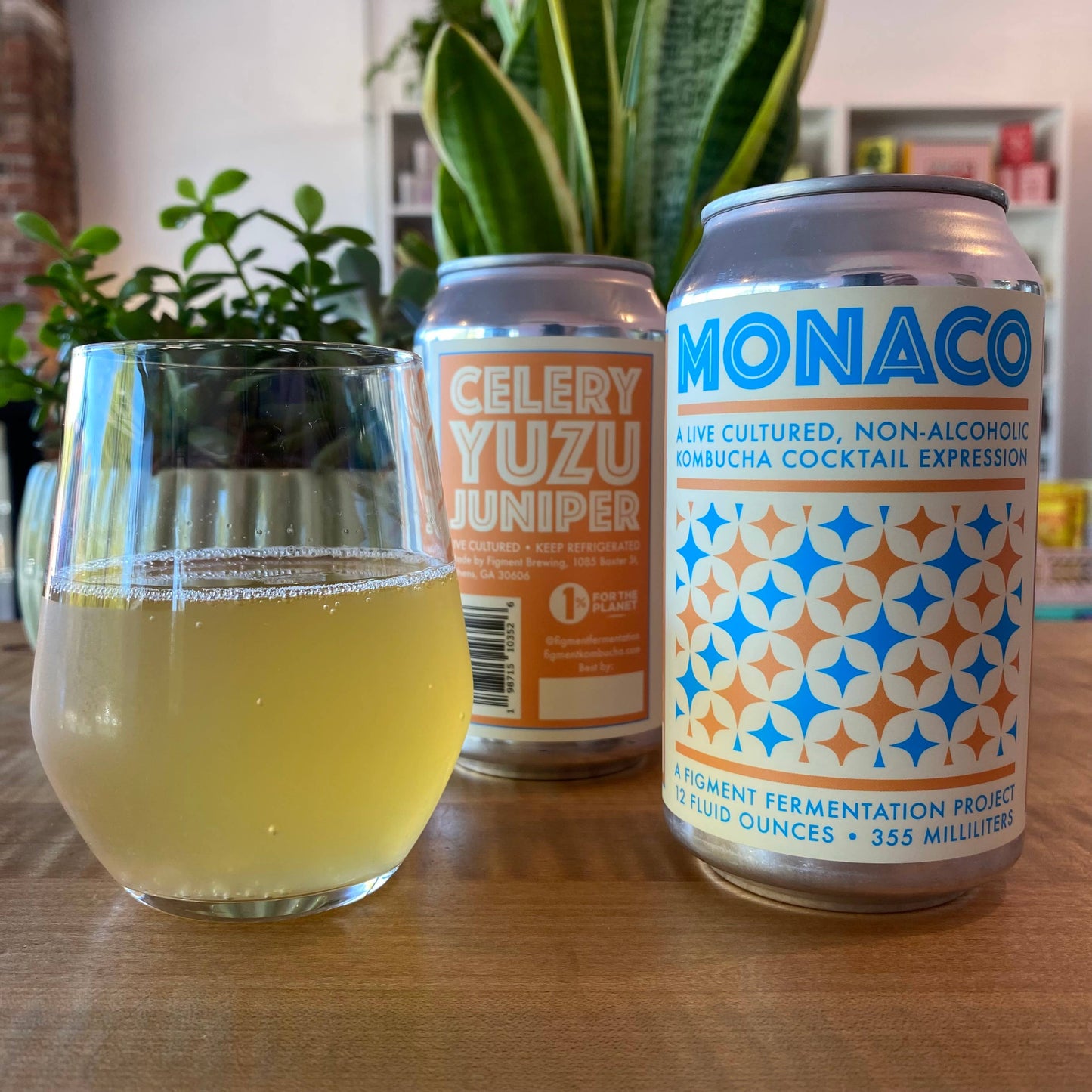 Figment Kombucha - "Monaco" Celery Yuzu Juniper N.A. Cocktail
