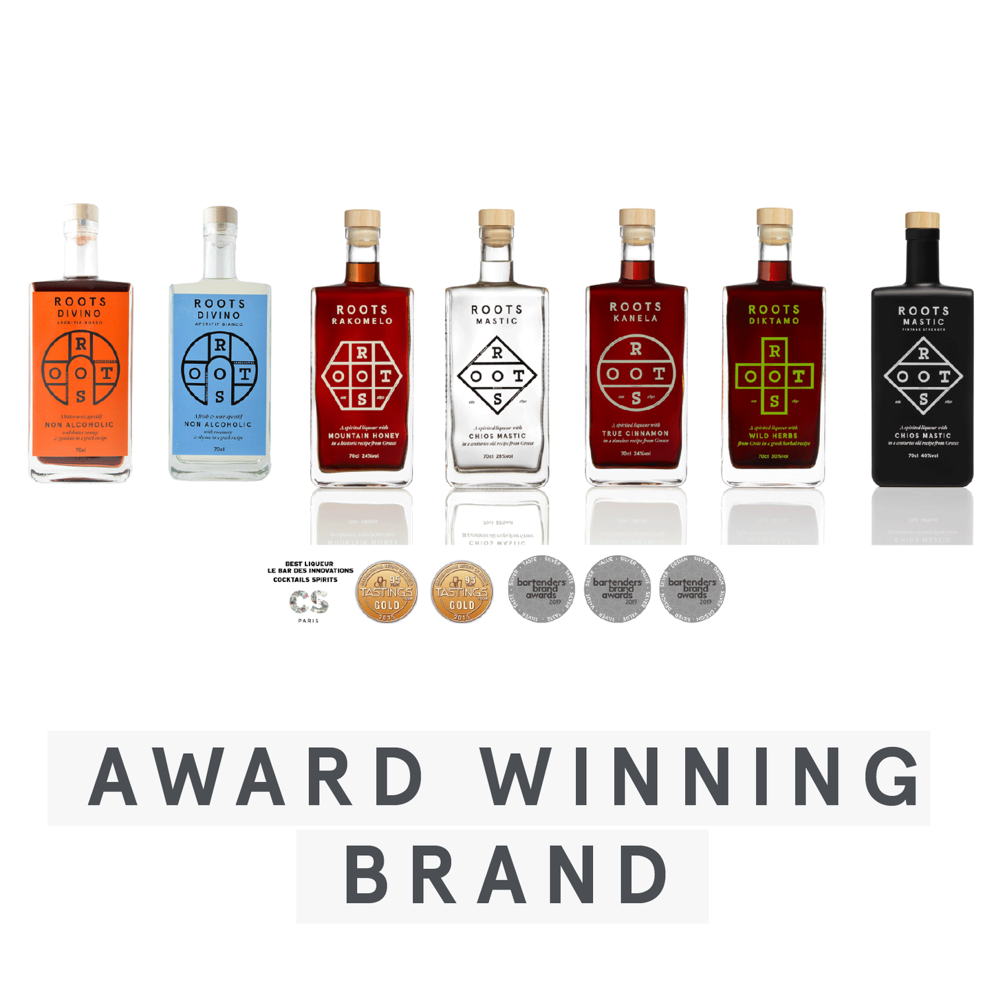 Roots Divino 0% alc vermouths - Roots Divino Rosso Non Alcoholic Vermouth - Award Winning