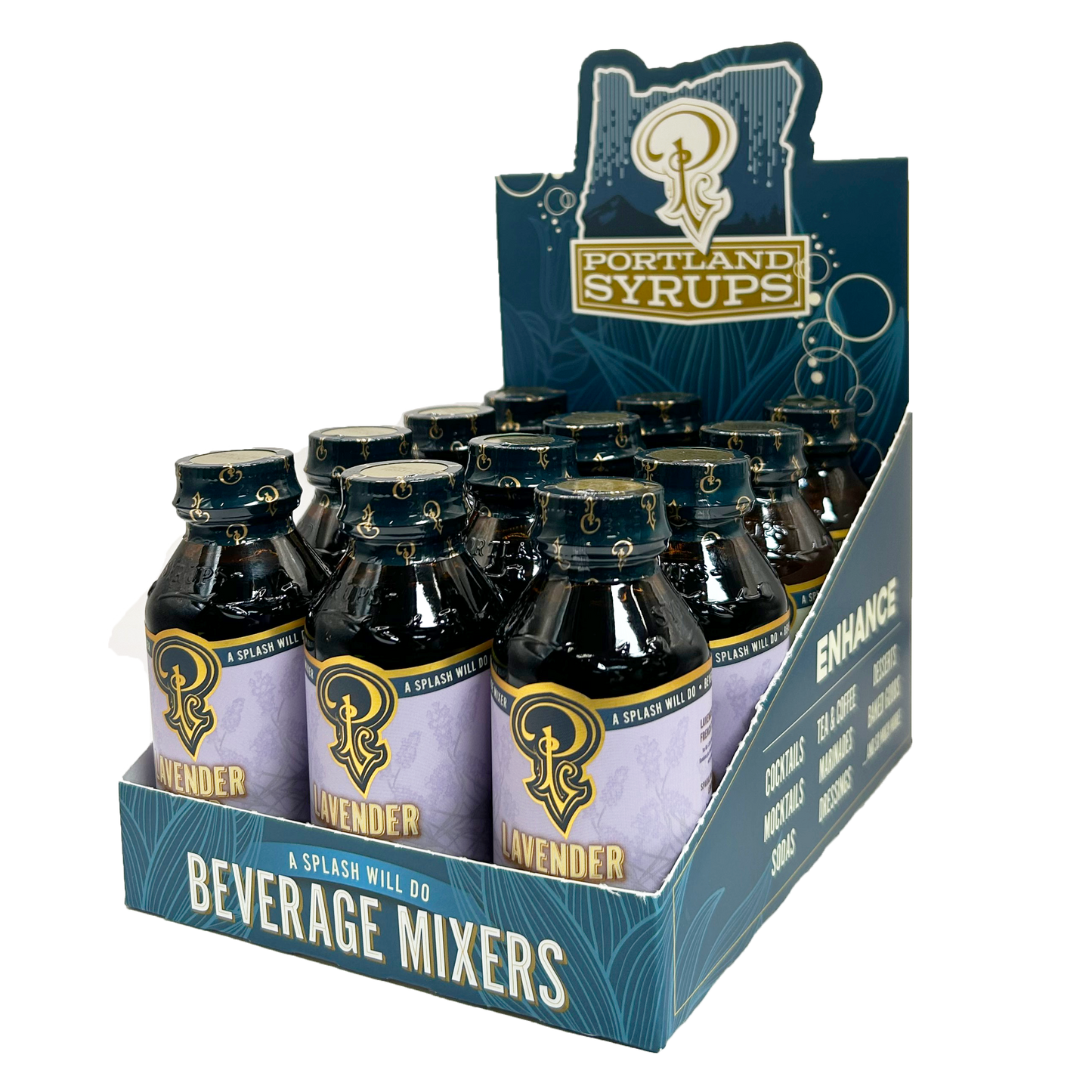 Portland Syrups - Lavender Syrup 3.4oz - cocktail / mocktail beverage mixer