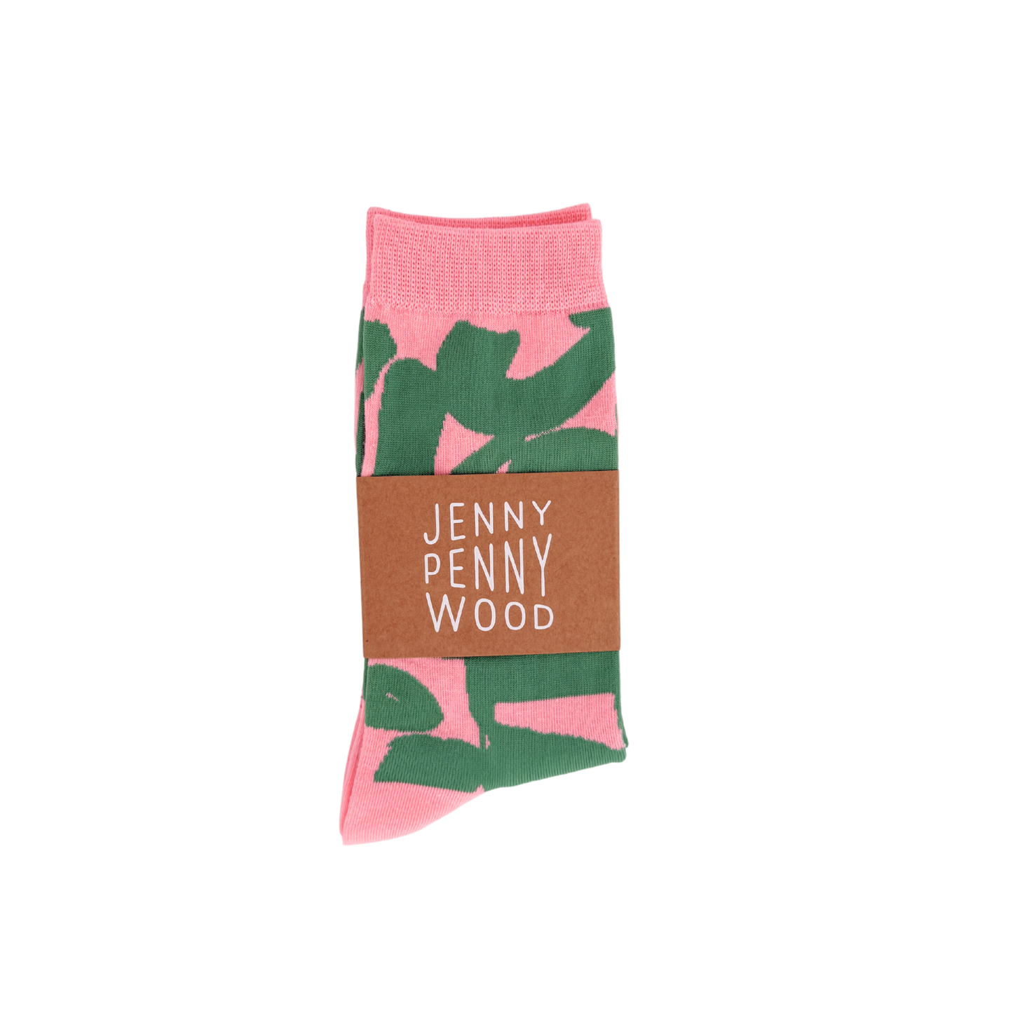 Jenny Pennywood - Crew Socks - Checks in Watermelon