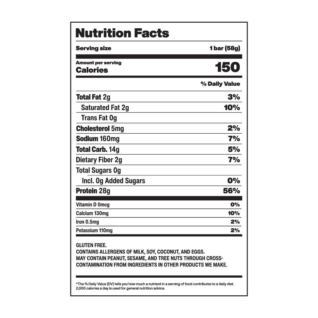 David Protein - Chocolate Chip Cookie Dough Protein Bar Mastercase (72 Total Bars)