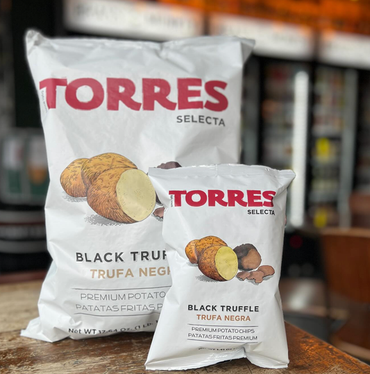 Black Truffle Torres Gourmet Potato Chips 40g | SMALL BAG: SMALL 50go