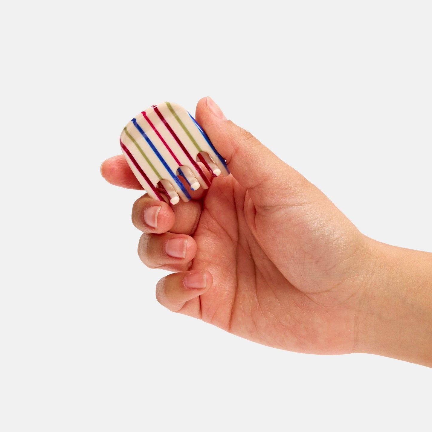 CHUNKS - Midi Ursa Claw in Vanilla Stripe