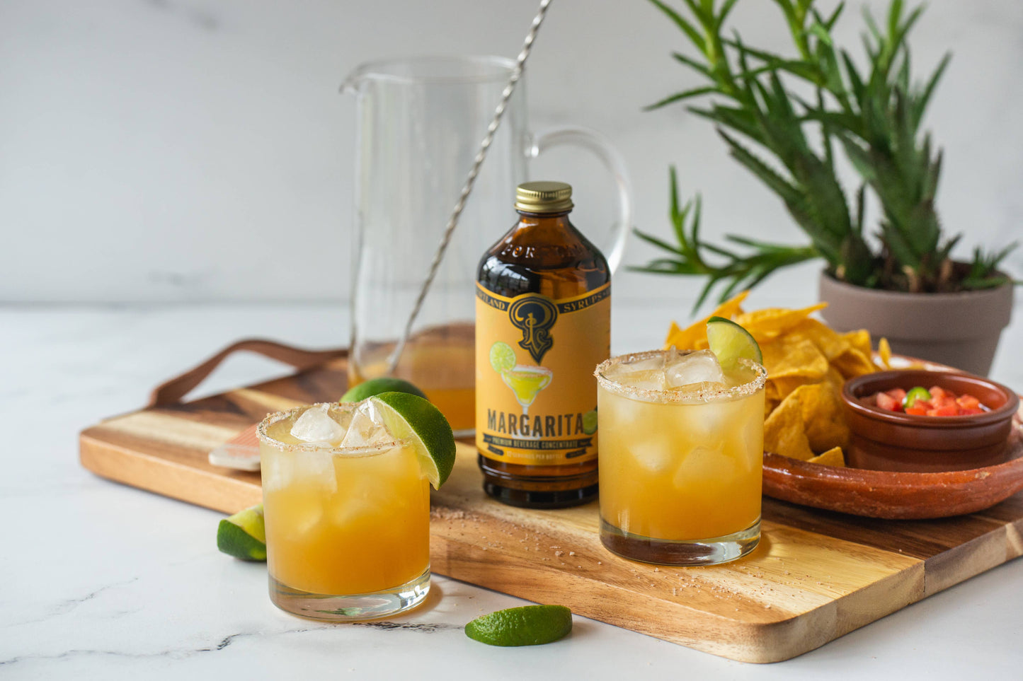 Portland Syrups - Margarita Syrup 12oz - cocktail / mocktail beverage mixer