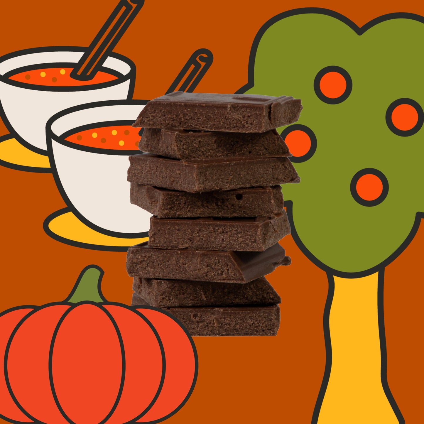 Seattle Chocolate Presents Maeve - Fall - Pumpkin Spice Chai Truffle Bar