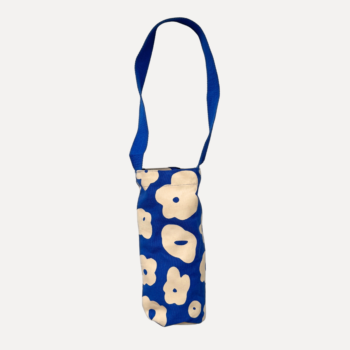 Jenny Pennywood - Wine Tote - Celeste - White - Cobalt