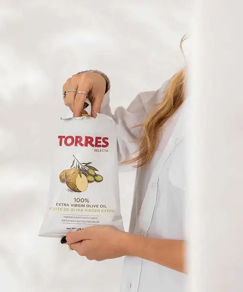 Extra Virgin Olive Oil, Torres Potato Chips 50g | SMALL BAG: SMALL 50