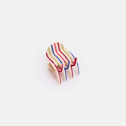 CHUNKS - Midi Ursa Claw in Vanilla Stripe