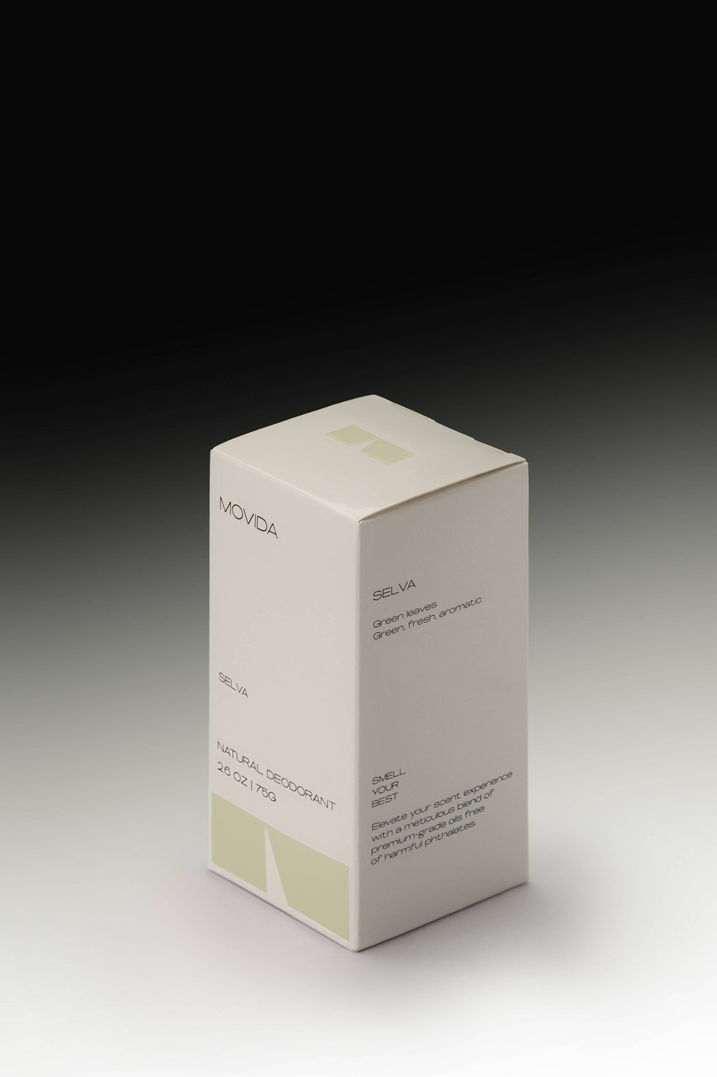Movida - Plant-Based Natural Deodorant - Selva - Green Leaves