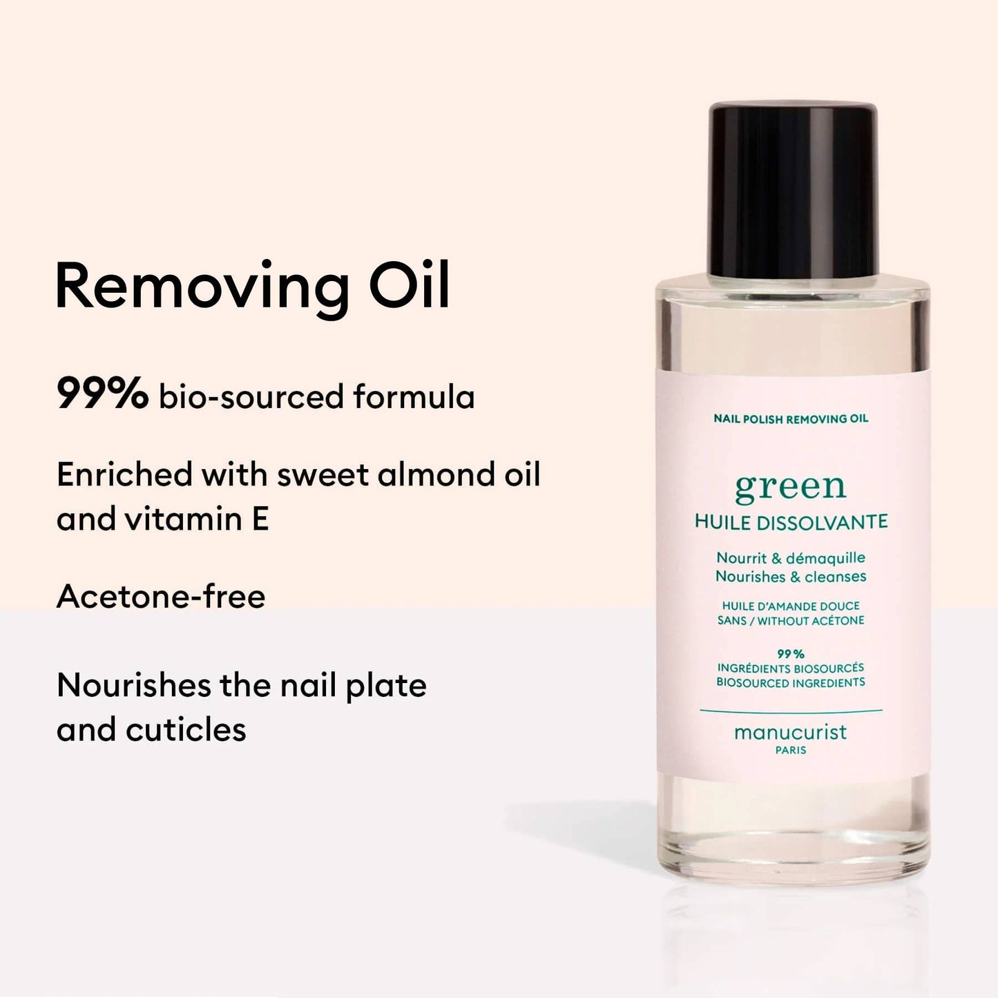 Manucurist, Inc. - Dissolvant pour vernis à ongles - Dissolvant pour vernis à ongles Green™