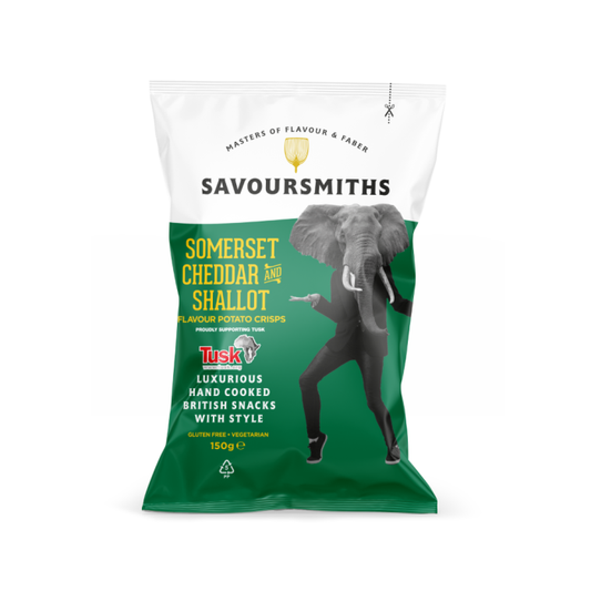 Somerset Cheddar & Shallot Chips | Savoursmiths 150g