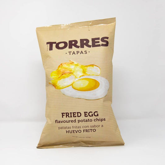 Fried Egg Flavor Torres Gourmet Potato Chips, 125g