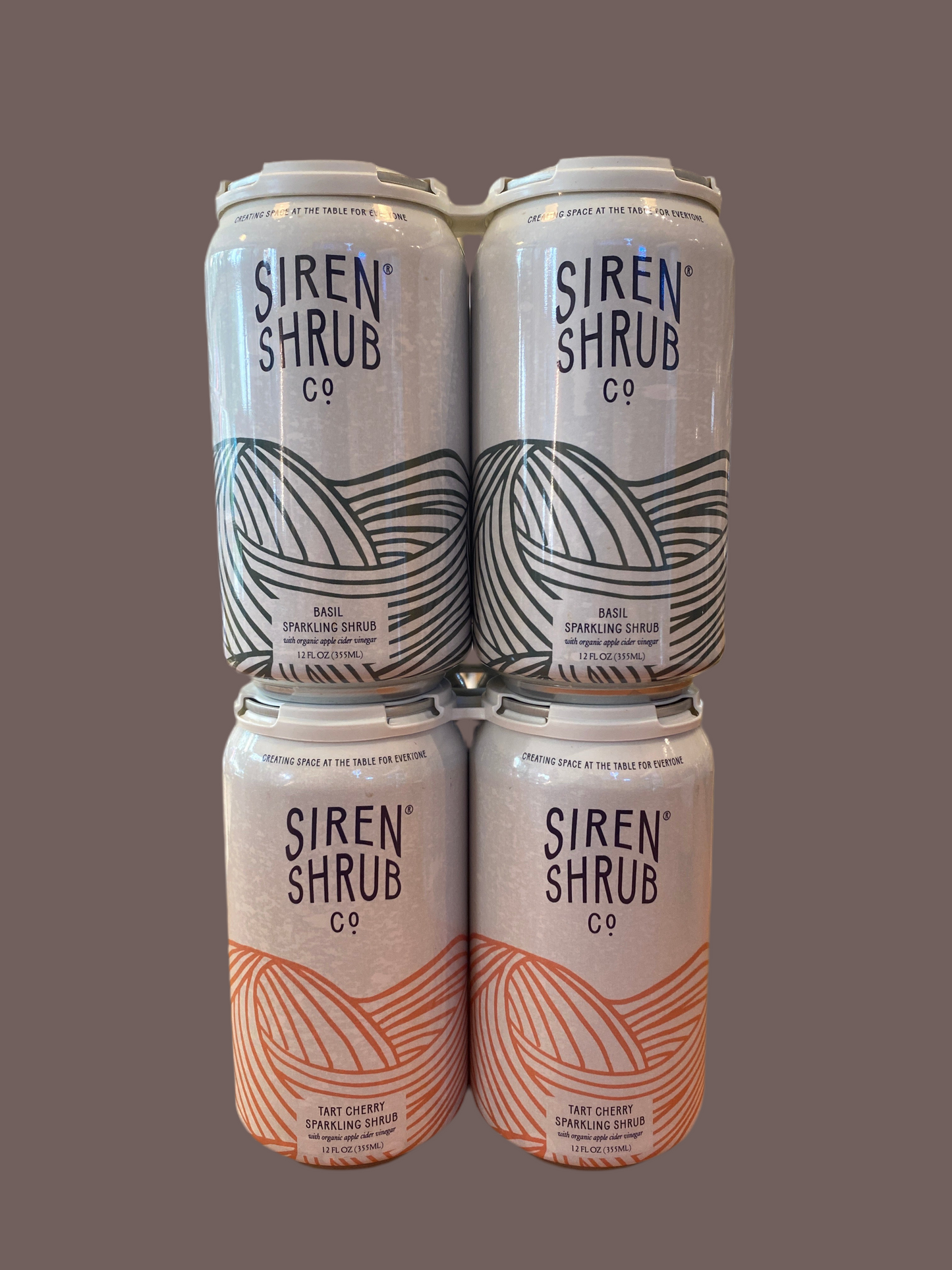 Siren Shrub co. Sparkling cans