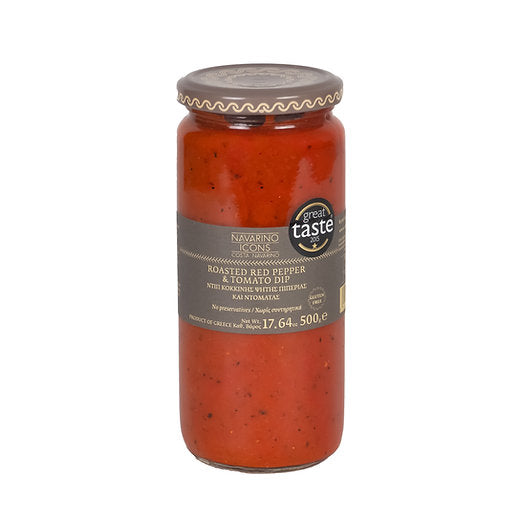 Navarino Icons All Natural Red Roasted Pepper & Tomato Dip