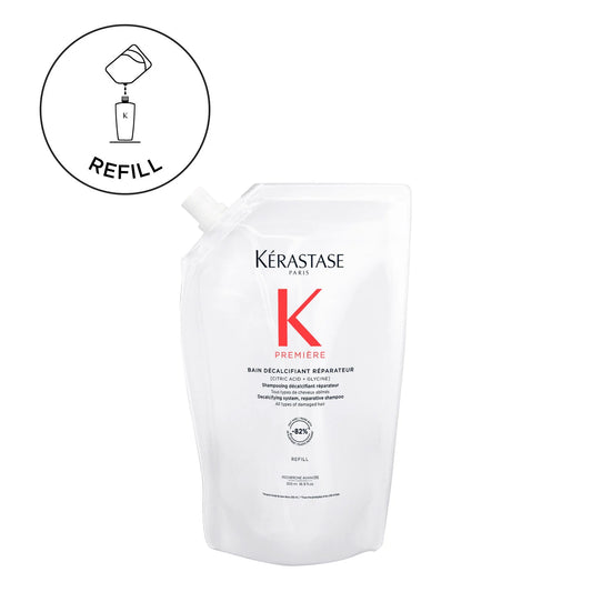 Premiére-Bain Décalcifiant Réparateur/Decalcifying system, reparative shampoo
