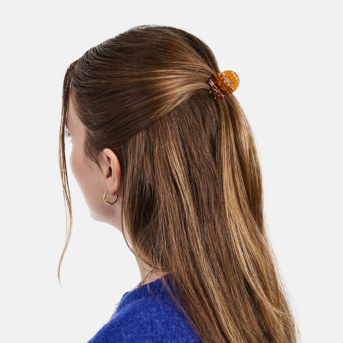 CHUNKS - Mini Claw in Caramel Plaid