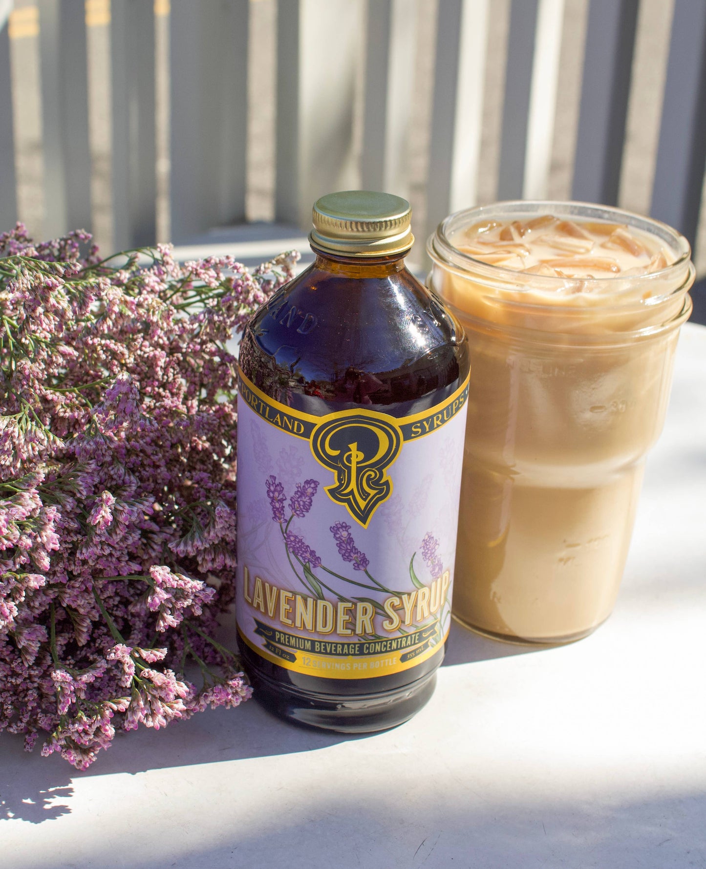 Portland Syrups - Lavender Syrup 3.4oz - cocktail / mocktail beverage mixer