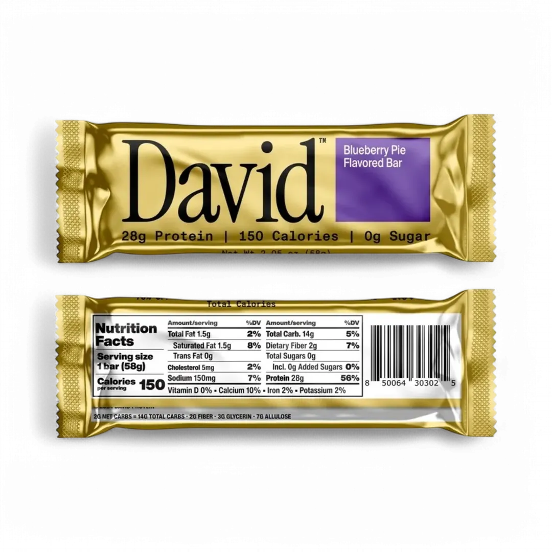 David Protein Bars- Blueberry Pie