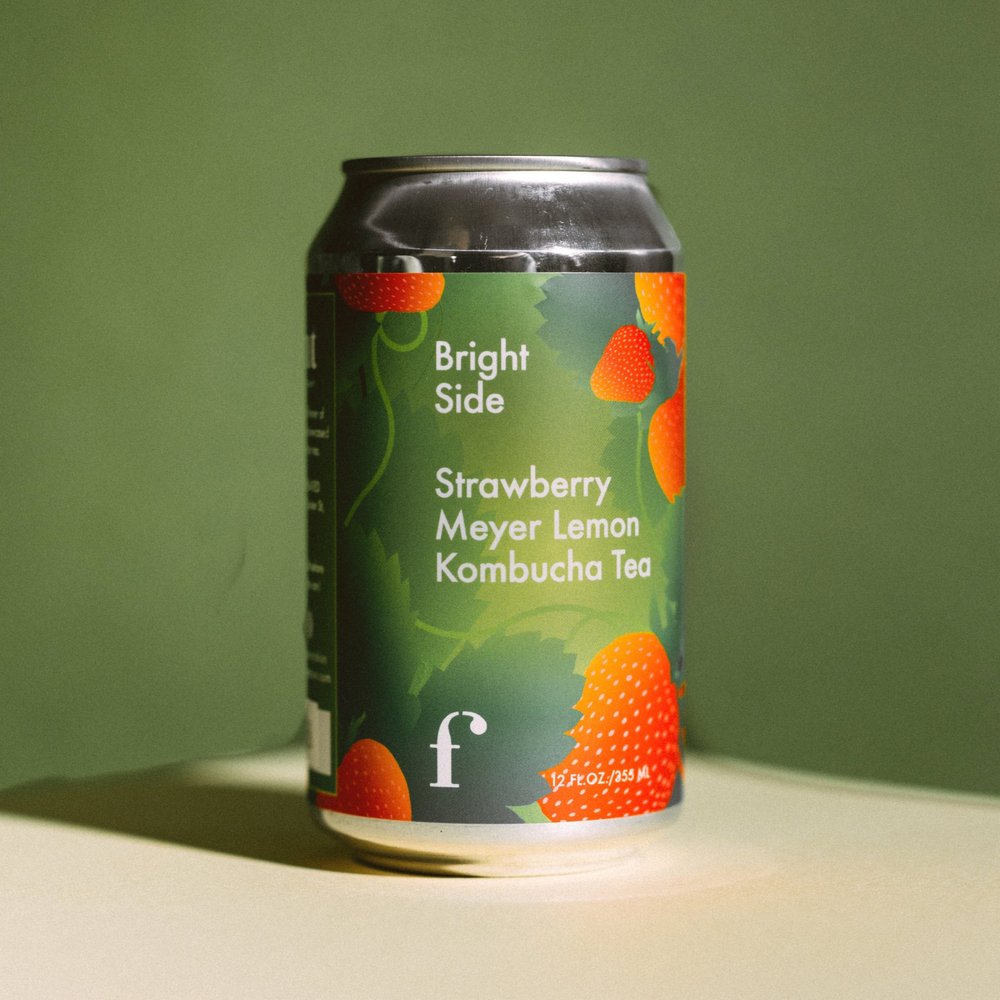 Figment Kombucha - Bright Strawberry Lemon Kombucha Tea