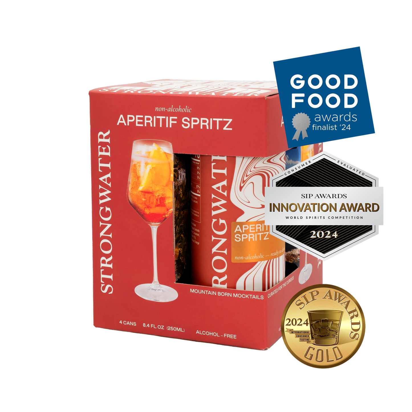 Strongwater - Sparkling NA Aperitif Spritz - Aperol Spritz Mocktail