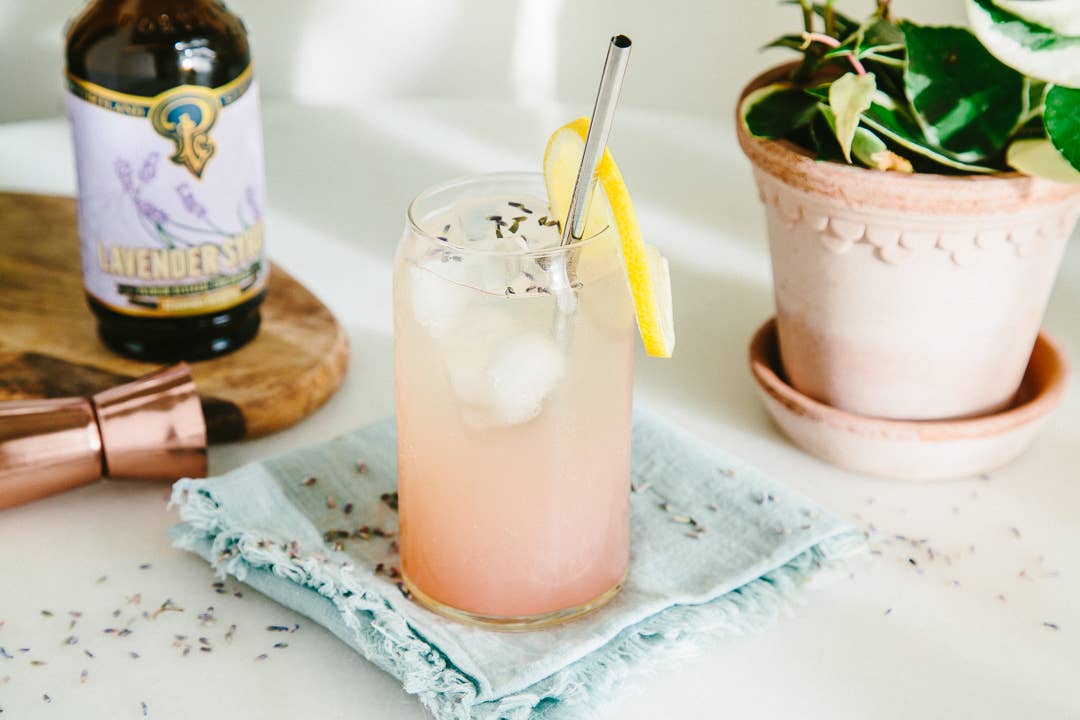 Portland Syrups - Lavender Syrup 3.4oz - cocktail / mocktail beverage mixer