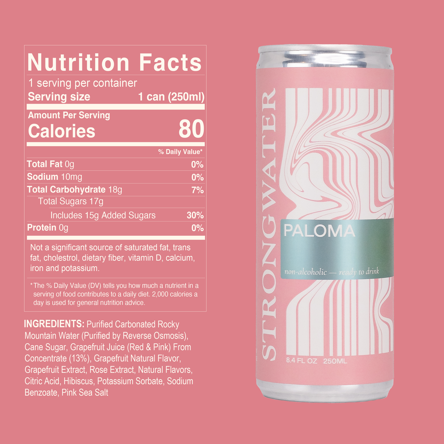 Strongwater - Sparkling NA Paloma Mocktail