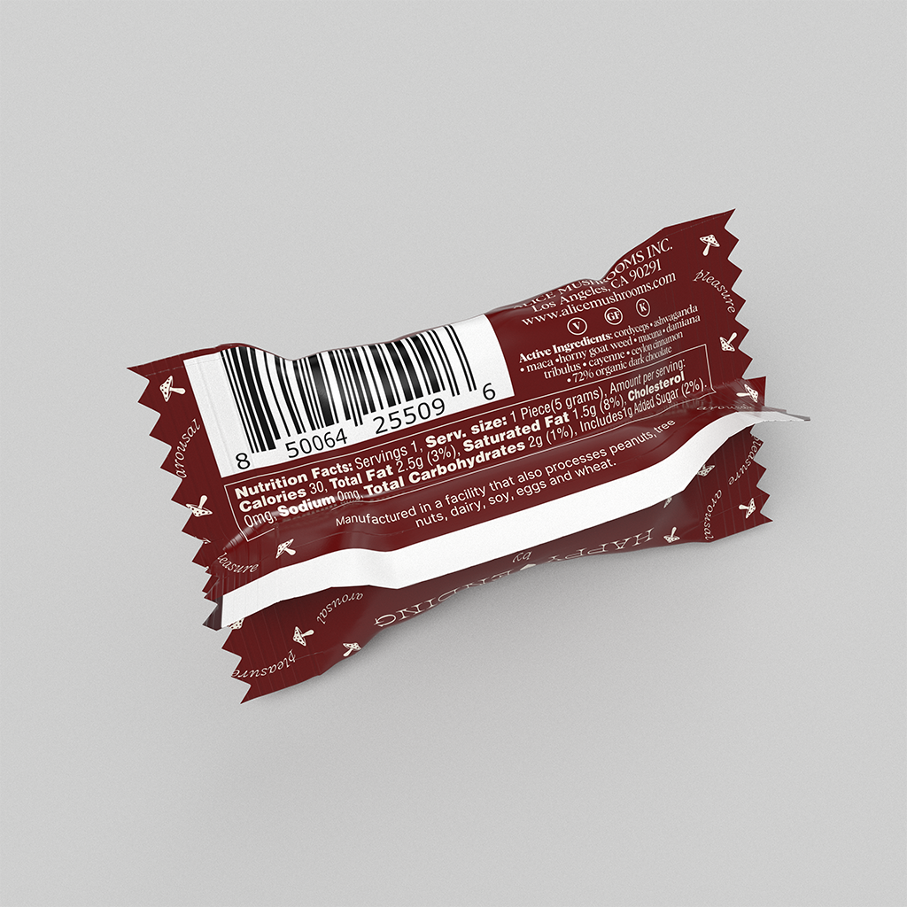 Alice Mushrooms - Happy Ending Singles - mushroom chocolate for arousal