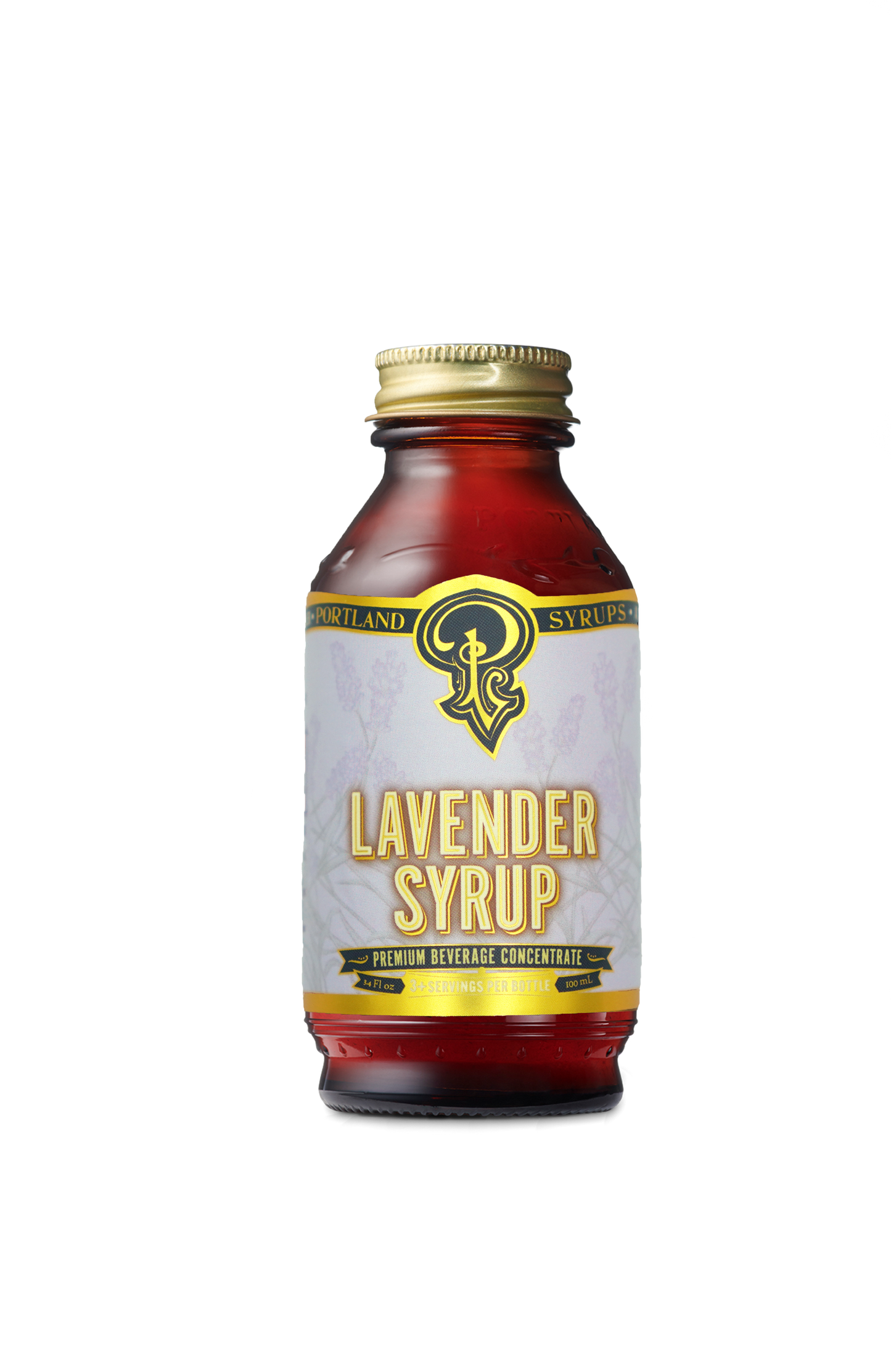 Portland Syrups - Lavender Syrup 3.4oz - cocktail / mocktail beverage mixer