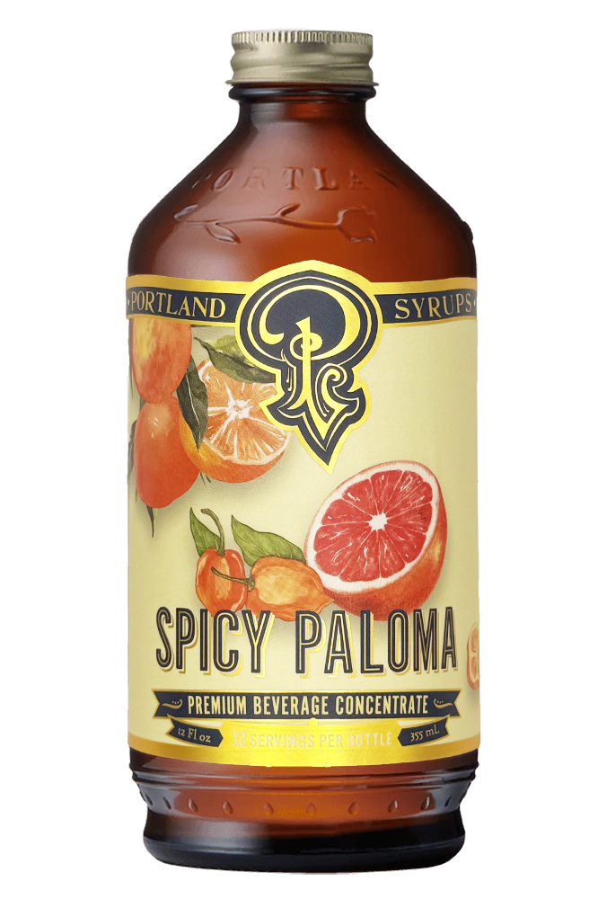 Portland Syrups - Spicy Paloma Syrup 12oz - cocktail / mocktail / Coffee / Tea