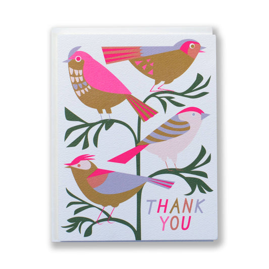 Banquet Workshop - Song Bird Thank You Note Card