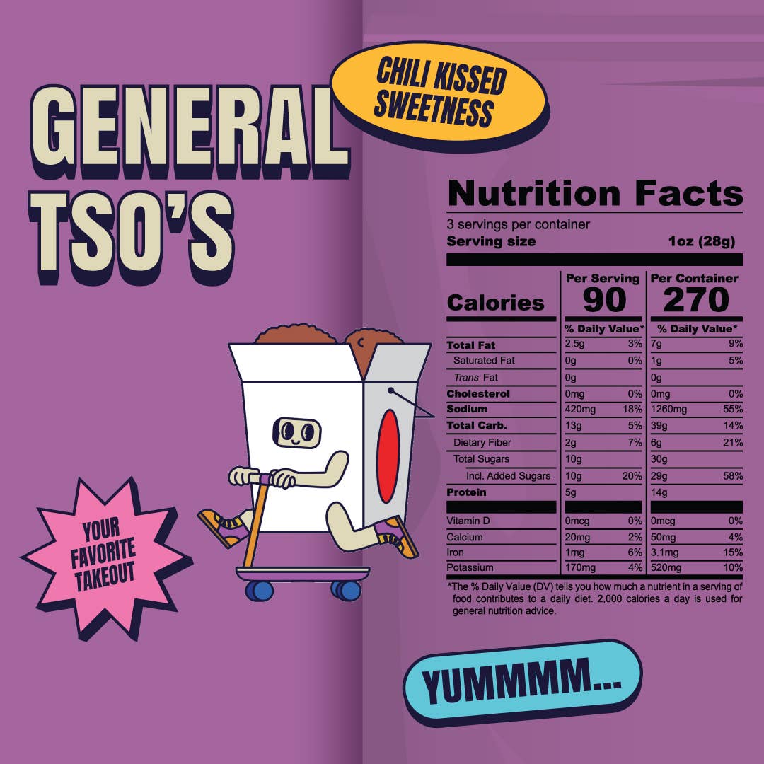 Louisville Vegan Jerky Co. - Vegan & Plant Based General Tso's Jerky 3 oz