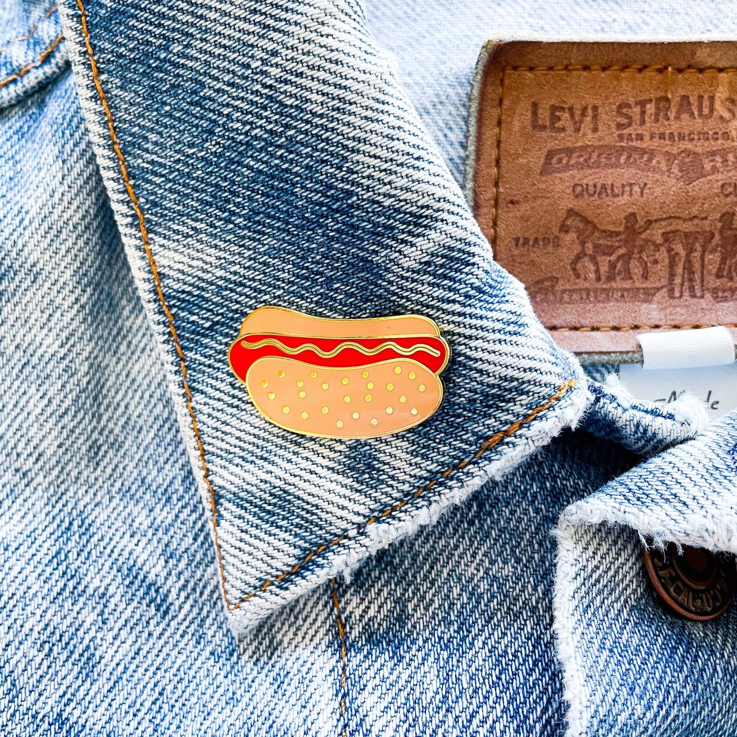 Jenny Lemons - Hot Dog Enamel Pin