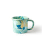 Crow Canyon Home - BORNN Multi Swirl Enamelware 12 oz Mug: Lemon Cream Swirl