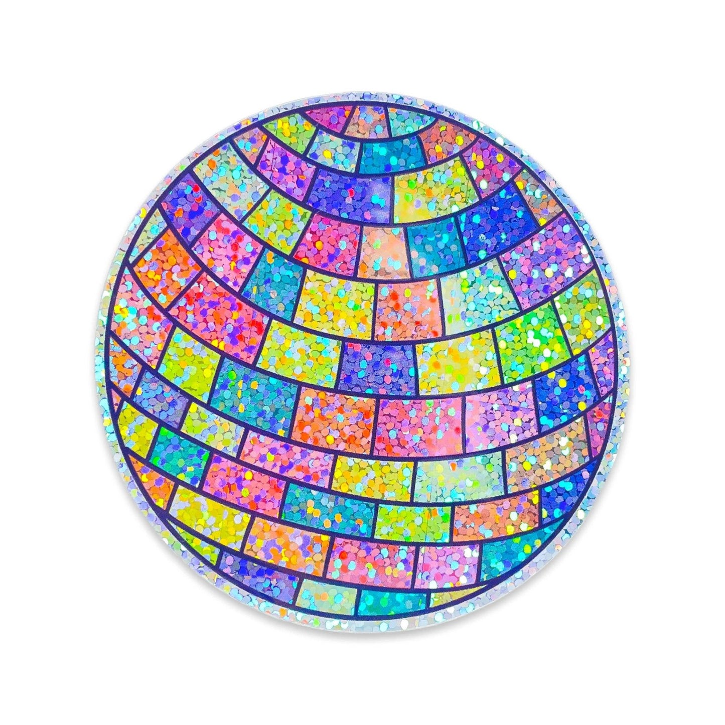 Jenny Lemons - Glitter Disco Ball Sticker