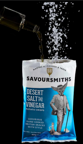 Savoursmiths Desert Salt and Vinegar Potato Crisps