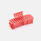 CHUNKS - Box Claw in Red Plaid