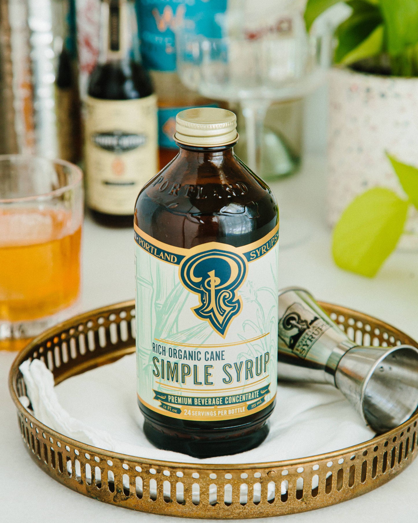 Portland Syrups - Organic Cane Sugar Simple Syrup 12 oz