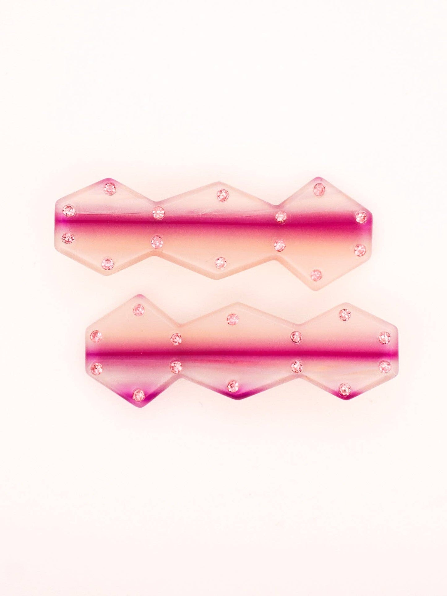 Paulina Otero - Vase Clips in Berry Stripes