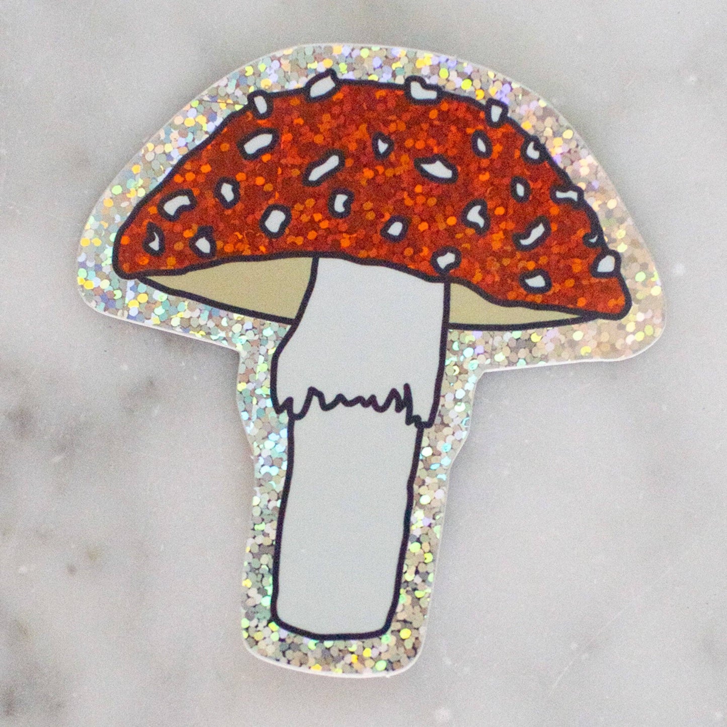 Jenny Lemons - Glitter Mushroom Sticker