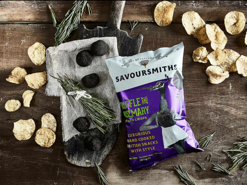 Savoursmiths Truffle and Rosemary Potato Crisps