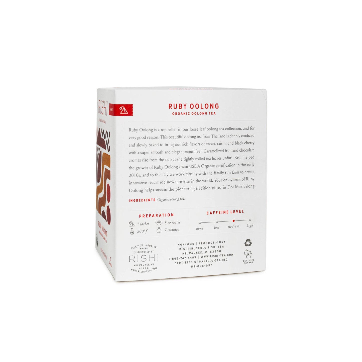 Rishi Tea & Botanicals - Ruby Oolong Organic Tea Sachets