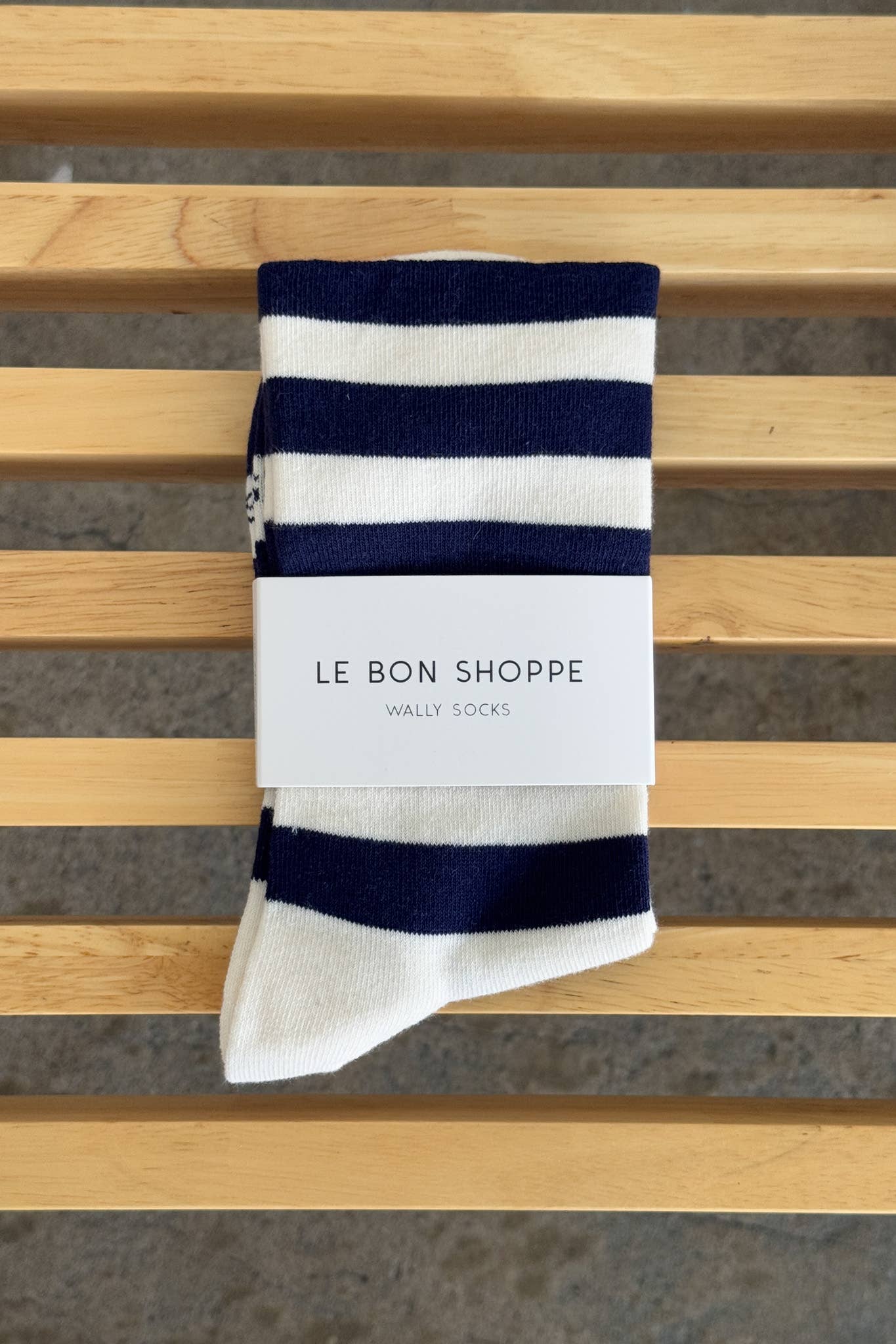 Le Bon Shoppe - Wally Socks: Wide / Pink Green