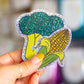 Jenny Lemons - Glitter Broccoli Sticker