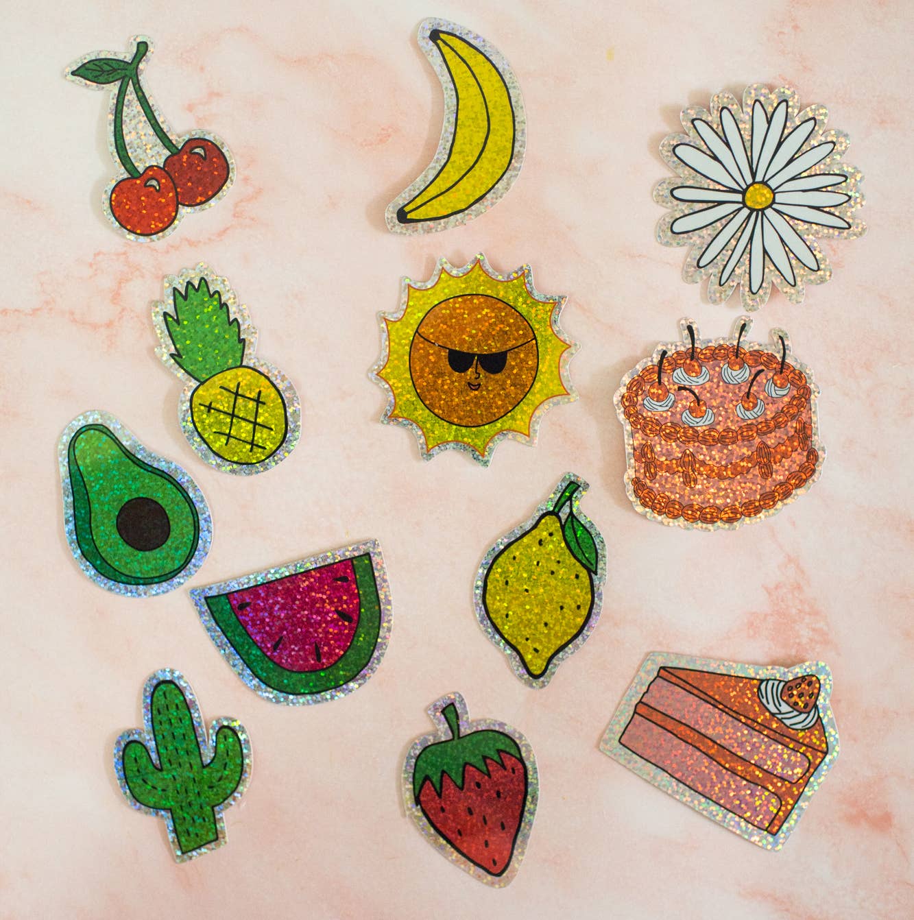 Jenny Lemons - Glitter Avocado Sticker