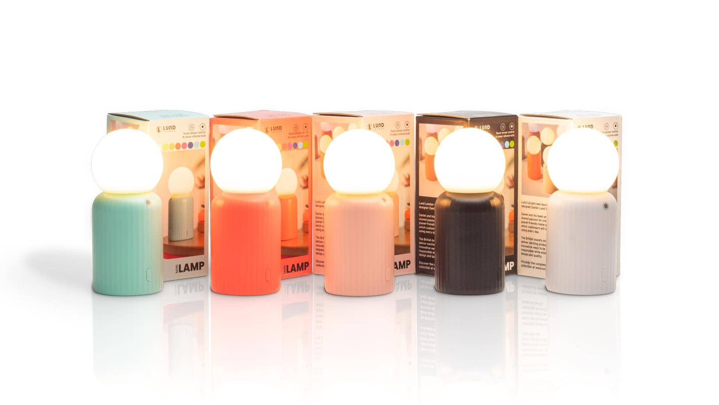 Lund Design House - Mini Wireless 8 Colour Changing Lamp: Pink