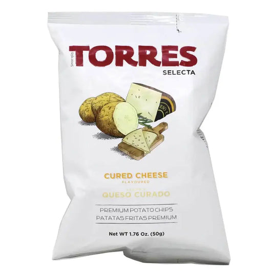 Torres Gourmet Potato Chips - Cured Cheese 50g