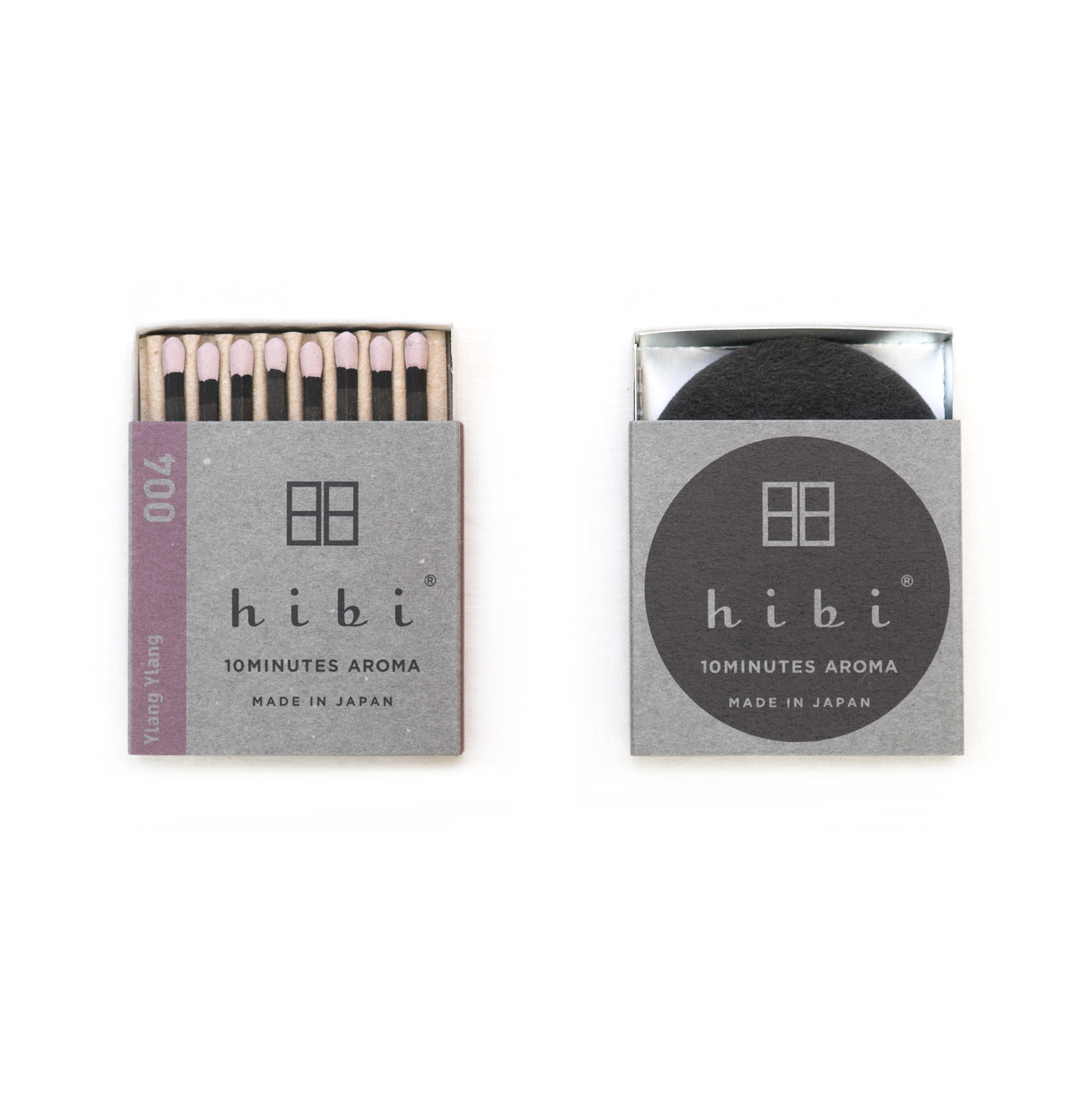 Hibi - Box of 8 Incense Matches: Yuzu